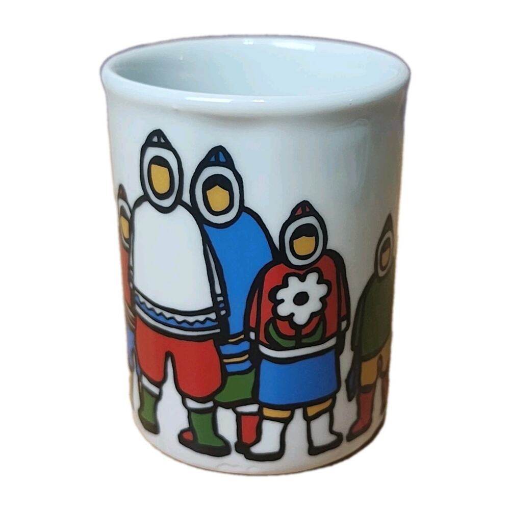 Original MARC TETRO Eskimo Inuit Coffee Mug Tea Cup By Danesco Canadian Artist